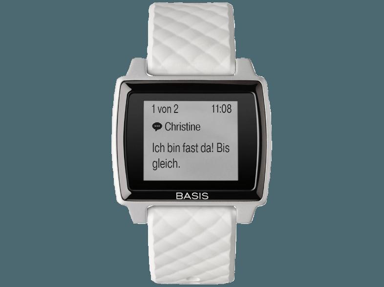 BASIS Peak Weiß (Fitness- und Schlaftracker, Wearable, Uhr), BASIS, Peak, Weiß, Fitness-, Schlaftracker, Wearable, Uhr,