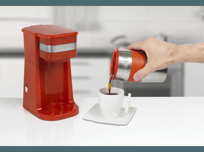 BESTRON ACM111R Coffee-to-go Kaffeemaschine Rot ()