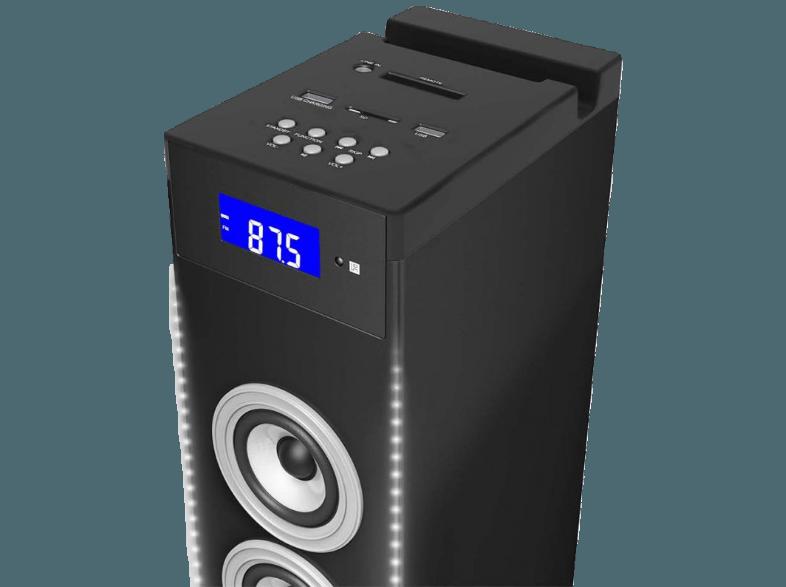 BIGBEN Sound Tower TW9 Bluetooth Lautsprecher Schwarz, BIGBEN, Sound, Tower, TW9, Bluetooth, Lautsprecher, Schwarz