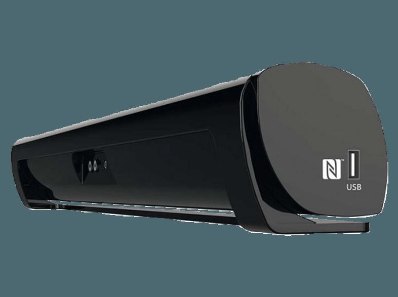 BIGBEN Soundbar SB01 2.0 Stereo-Soundbar (2.1 Heimkino-System, Bluetooth, Union Jack Glitter (schwarz/weiß))