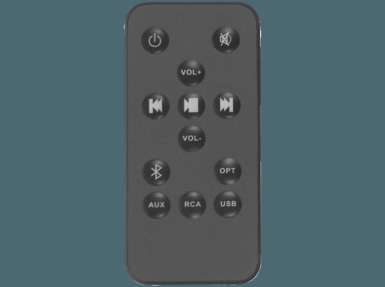 BIGBEN Soundbar SB01 2.0 Stereo-Soundbar (2.1 Heimkino-System, Bluetooth, Union Jack Glitter (schwarz/weiß))