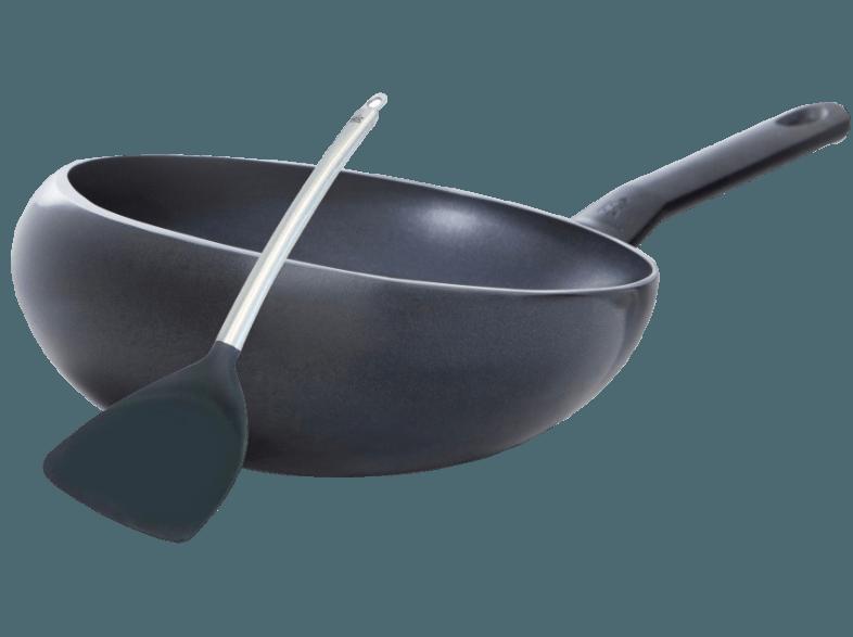 BK COOKWARE B2438.964 Easy Induction Wok (Aluminium, Beschichtung: PTFE)