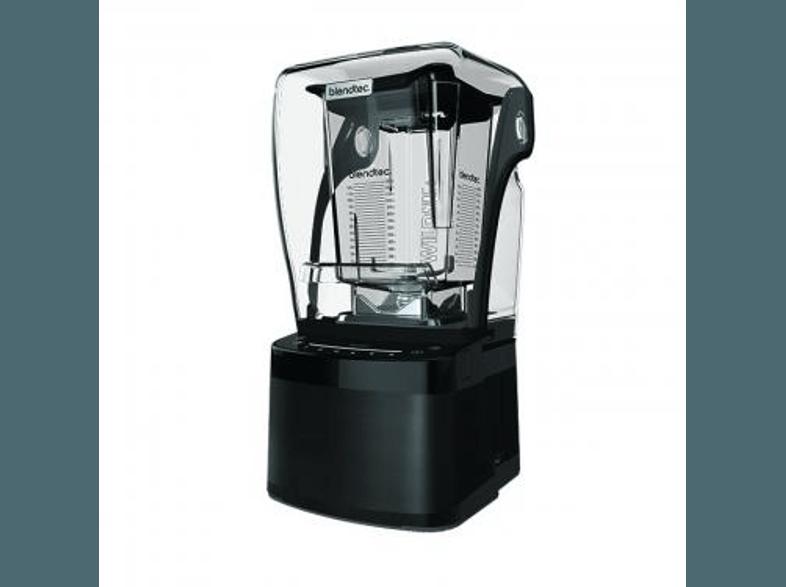 BLENDTEC 04947 Stealth Standmixer Schwarz (1800 Watt, 1 Liter)