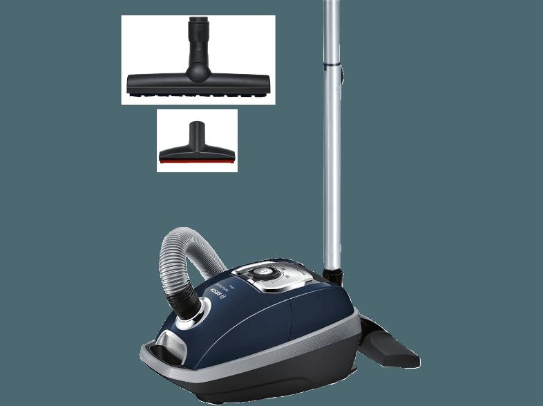 BOSCH BGL 8332 PERFECTIONIST (Staubsauger, Hochleistungs-Hygienefilter, A, Imperialblau/Silber)