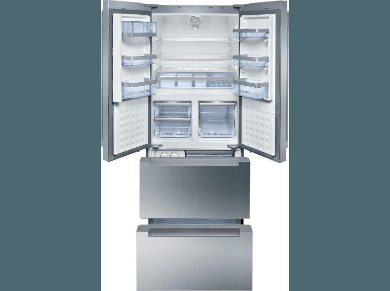 BOSCH KMF 40 AI 20 Side-by-Side (379 kWh/Jahr, A , 1911 mm hoch, Inox)