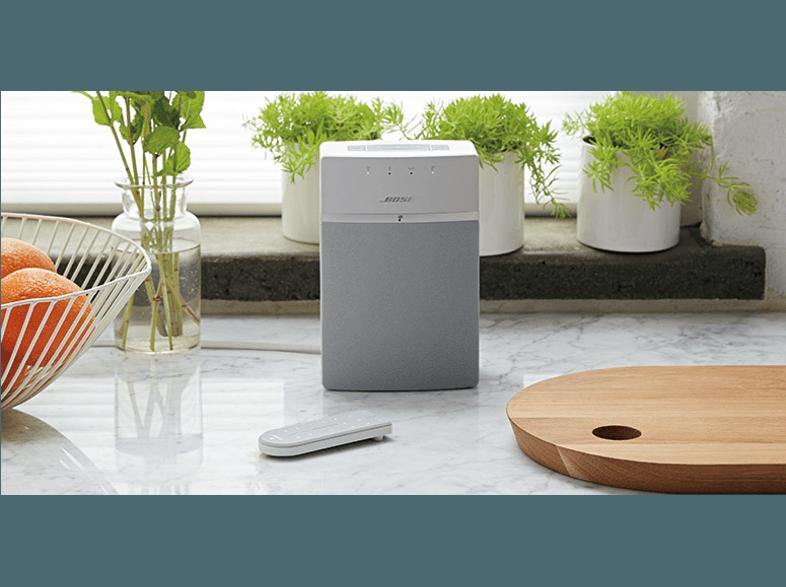 BOSE SoundTouch 10 - Streaming Lautsprecher (App-steuerbar, 802.11 b/g/n, Weiß), BOSE, SoundTouch, 10, Streaming, Lautsprecher, App-steuerbar, 802.11, b/g/n, Weiß,