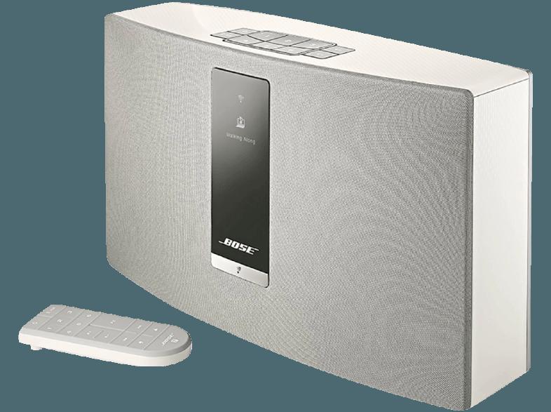 BOSE SoundTouch 20 III - Streaming Lautsprecher (App-steuerbar, 802.11 b/g/n, Weiß)