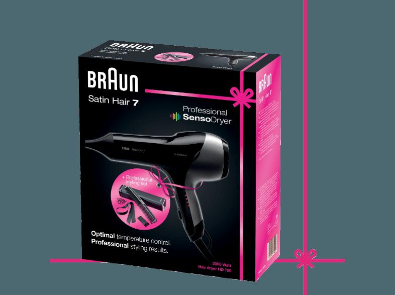 BRAUN HD 780  (Schwarz, 2000 Watt)