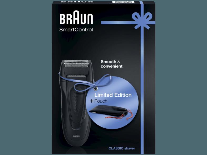 BRAUN Smart Control Herrenrasierer, Aufbewahrungsbeutel, Bedienungsanleitung Schwarz (Smart Foil Technologie), BRAUN, Smart, Control, Herrenrasierer, Aufbewahrungsbeutel, Bedienungsanleitung, Schwarz, Smart, Foil, Technologie,