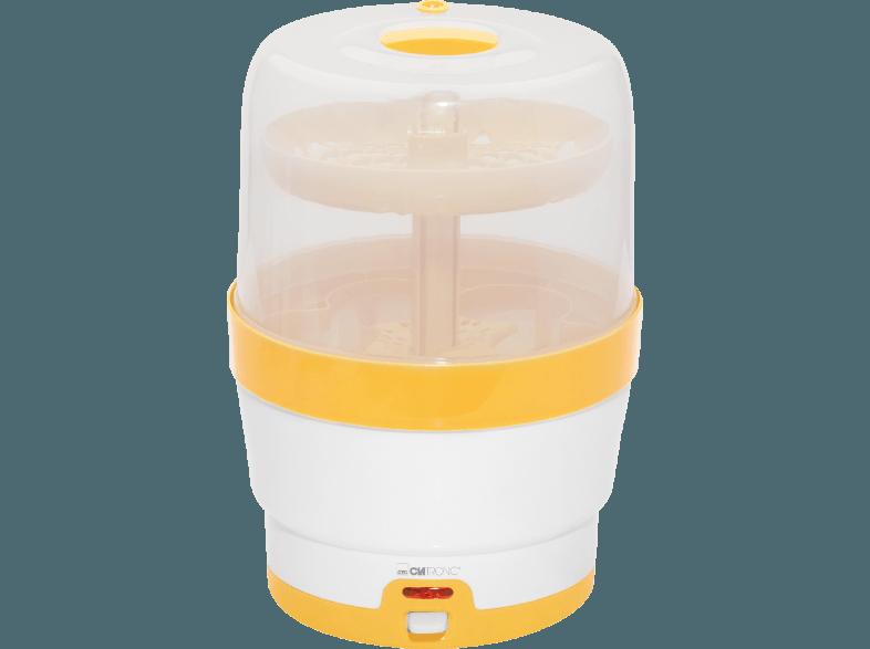 CLATRONIC BFS 3616 Babyflaschensterilisator Weiß/Gelb