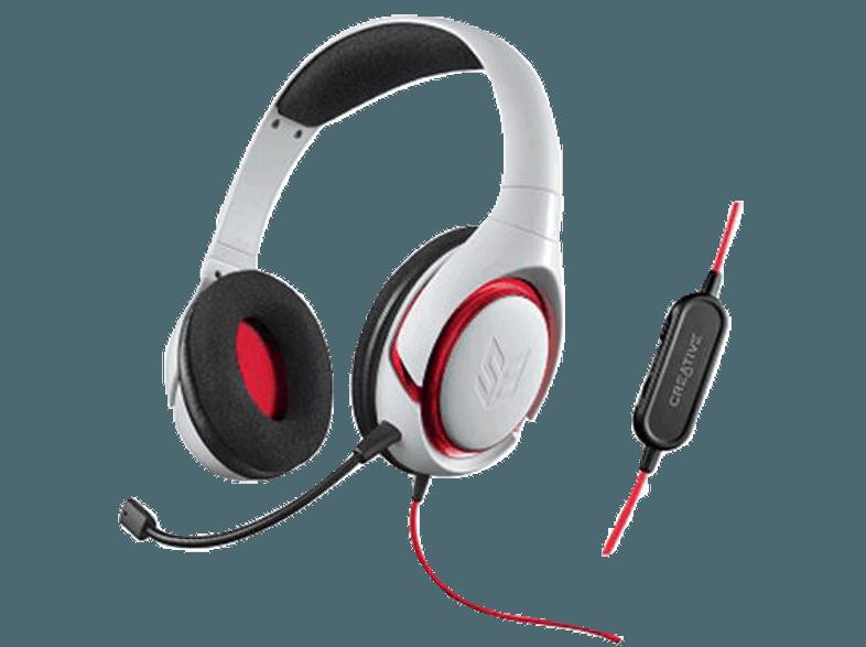 CREATIVE SB INFERNO Gaming Headset Weiß/Rot