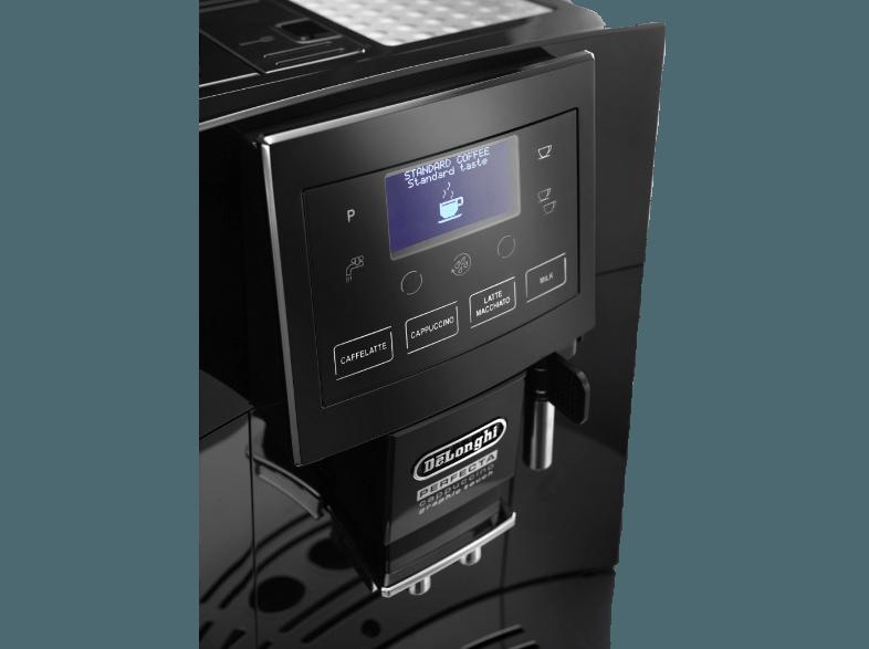 DELONGHI ESAM 5556 B Kaffeevollautomat (Kegelmahlwerk, 1.7 Liter, Silber/Schwarz), DELONGHI, ESAM, 5556, B, Kaffeevollautomat, Kegelmahlwerk, 1.7, Liter, Silber/Schwarz,