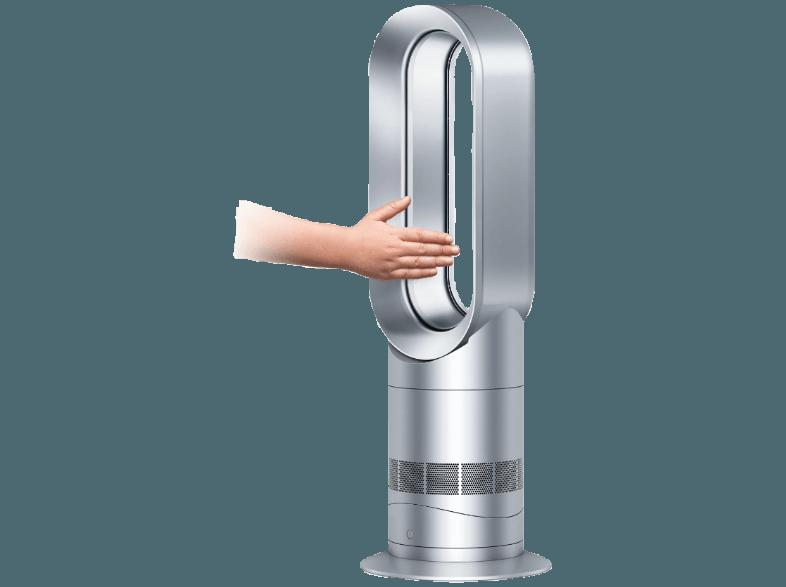 DYSON AM09 Heizlüfter mit Ventilatorfunktion Weiß/Silber (2000 Watt)