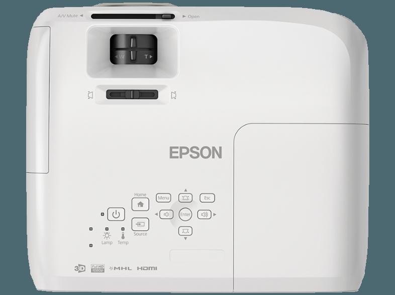 EPSON EH-TW5300 Beamer (Full-HD, 3D, 2.200 Lumen, 3LCD-Technologie, RGB-Flüssigkristallverschluss)