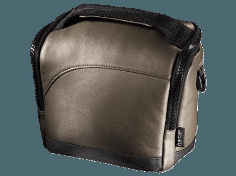 HAMA 126690 Treviso 110 Tasche für Digitalkamera mit Zubehör (Farbe: Terra)