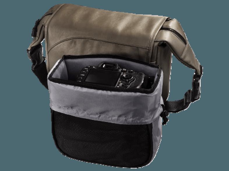 HAMA 126691 Treviso 140 Tasche für Digitalkamera mit Zubehör plus Tablet-PC (Farbe: Terra)