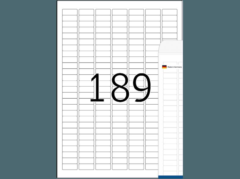 HERMA 10001 Ablösbare Etiketten 25.4x10 mm A4 4725 St., HERMA, 10001, Ablösbare, Etiketten, 25.4x10, mm, A4, 4725, St.