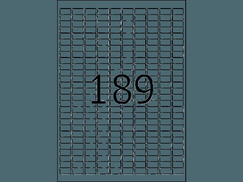 HERMA 10001 Ablösbare Etiketten 25.4x10 mm A4 4725 St., HERMA, 10001, Ablösbare, Etiketten, 25.4x10, mm, A4, 4725, St.