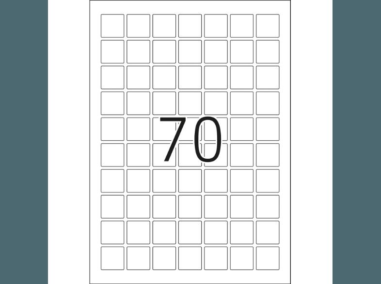 HERMA 10105 Ablösbare Etiketten 24x24 mm A4 175 St.