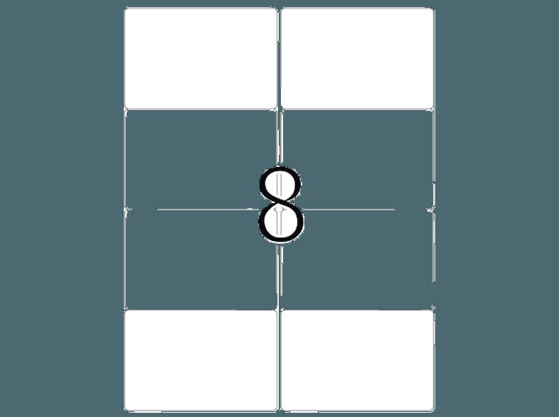 HERMA 10308 Ablösbare Etiketten 96x63.5 mm A4 800 St.