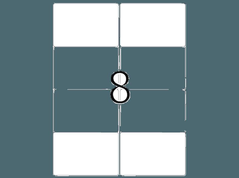 HERMA 10308 Ablösbare Etiketten 96x63.5 mm A4 800 St.