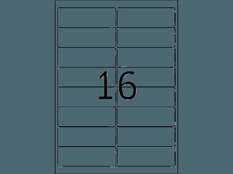 HERMA 10309 Repositionierbare Adressetiketten 99.1x33.8 mm A4 1600 St., HERMA, 10309, Repositionierbare, Adressetiketten, 99.1x33.8, mm, A4, 1600, St.