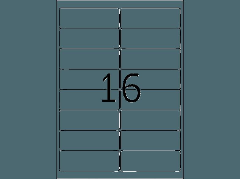 HERMA 10309 Repositionierbare Adressetiketten 99.1x33.8 mm A4 1600 St., HERMA, 10309, Repositionierbare, Adressetiketten, 99.1x33.8, mm, A4, 1600, St.