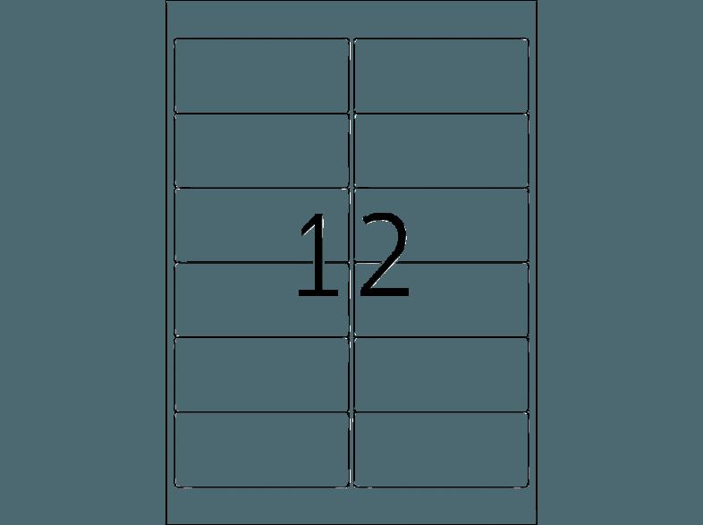 HERMA 10311 Repositionierbare Adressetiketten 99.1x42.3 mm A4 1200 St.