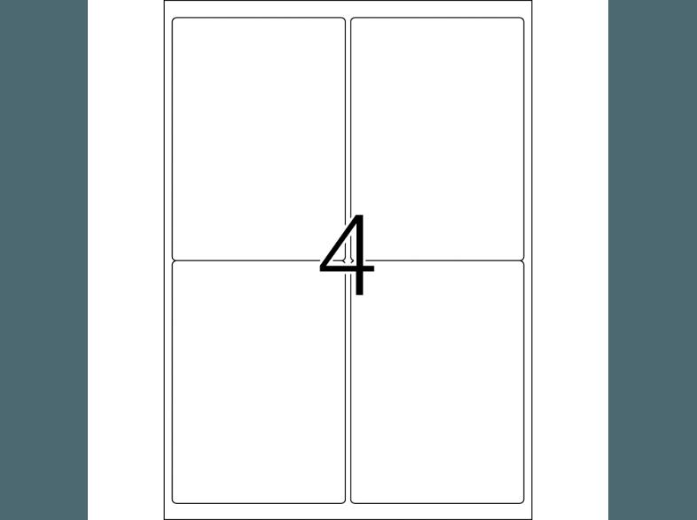 HERMA 10313 Repositionierbare Adressetiketten 99.1x139 mm A4 400 St.