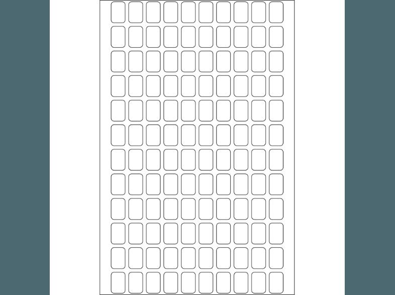 HERMA 10600 Vielzwecketiketten 8x12 mm  384 St.