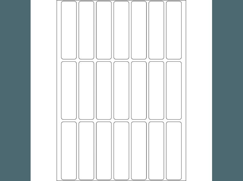 HERMA 10606 Vielzwecketiketten 13x50 mm  672 St., HERMA, 10606, Vielzwecketiketten, 13x50, mm, 672, St.