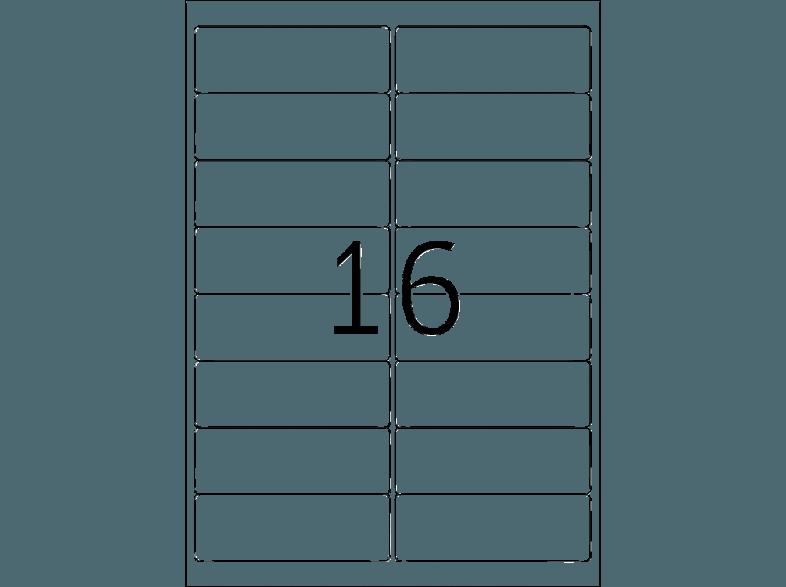 HERMA 10825 Adressetiketten Recyclingpapier 99.1x33.8 mm A4 1600 St.