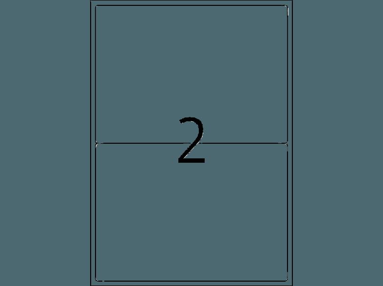 HERMA 10830 Adressetiketten Recyclingpapier 199.6x143.5 mm A4 200 St.