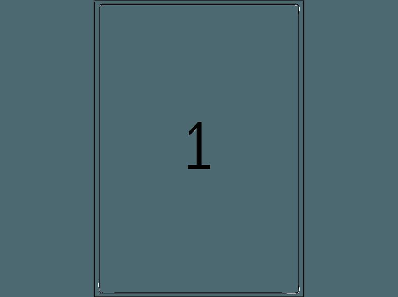 HERMA 10831 Adressetiketten Recyclingpapier 199.6x289.1 mm A4 100 St.