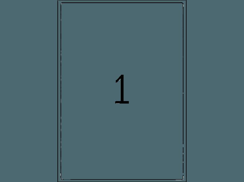 HERMA 10831 Adressetiketten Recyclingpapier 199.6x289.1 mm A4 100 St.