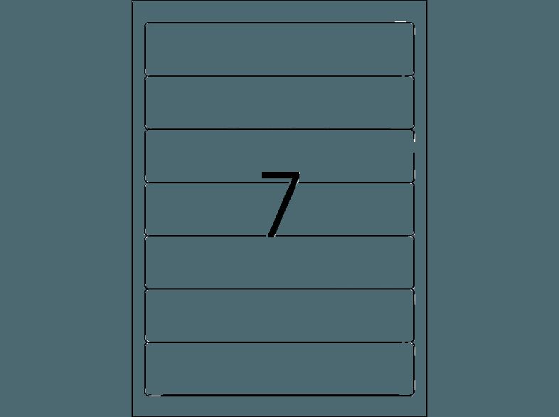 HERMA 10834 Ordneretiketten Recyclingpapier 192x38 mm A4 700 St.