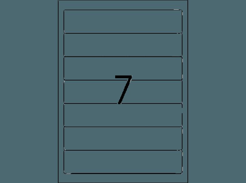 HERMA 10834 Ordneretiketten Recyclingpapier 192x38 mm A4 700 St.