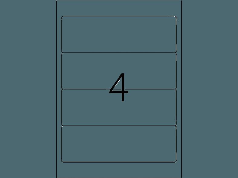 HERMA 10835 Ordneretiketten Recyclingpapier 192x61 mm A4 400 St.