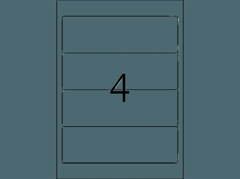 HERMA 10835 Ordneretiketten Recyclingpapier 192x61 mm A4 400 St.