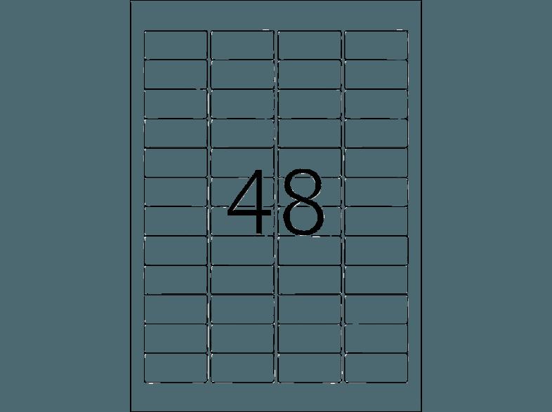 HERMA 10902 Power Etiketten 45.7x21.2 mm A4 1200 St.