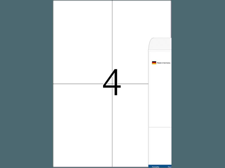 HERMA 10909 Power Etiketten 105x148 mm A4 100 St.