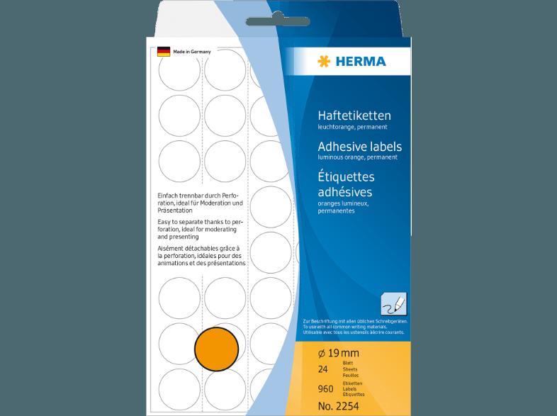 HERMA 2254 Vielzwecketiketten/Farbpunkte rund Ø 19 mm  96 St.
