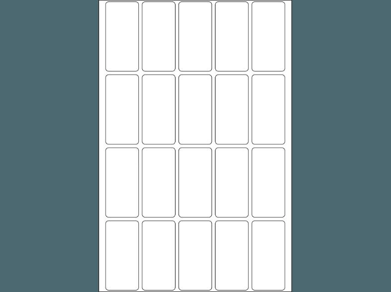 HERMA 2400 Vielzwecketiketten 19x40 mm  64 St.