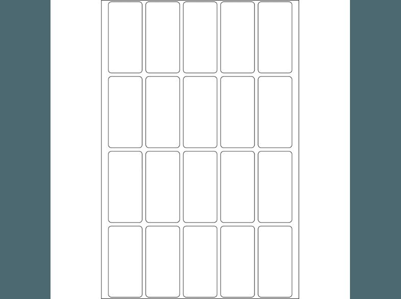 HERMA 2400 Vielzwecketiketten 19x40 mm  64 St.