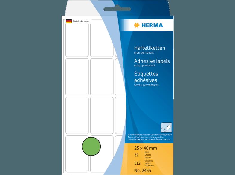 HERMA 2455 Vielzwecketiketten 25x40 mm  512 St.