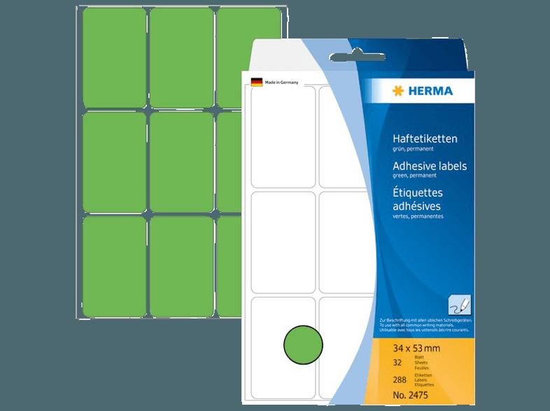 HERMA 2475 Vielzwecketiketten 34x53 mm  288 St.