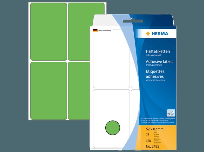 HERMA 2495 Vielzwecketiketten 52x82 mm  128 St.