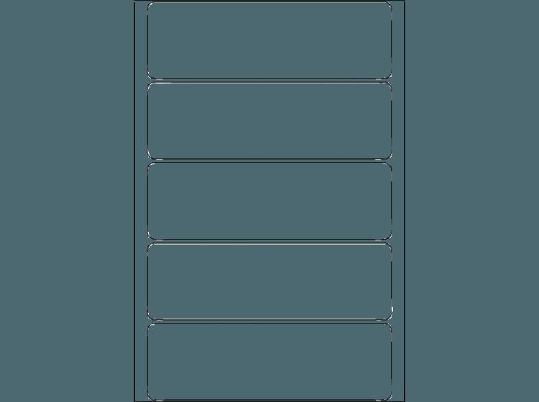 HERMA 2550 Vielzwecketiketten 31x100 mm  160 St.