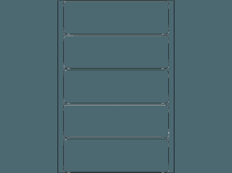 HERMA 2550 Vielzwecketiketten 31x100 mm  160 St.