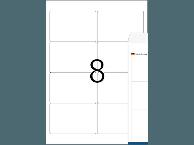 HERMA 4907 Etiketten glänzend 96x63.5 mm A4 200 St.